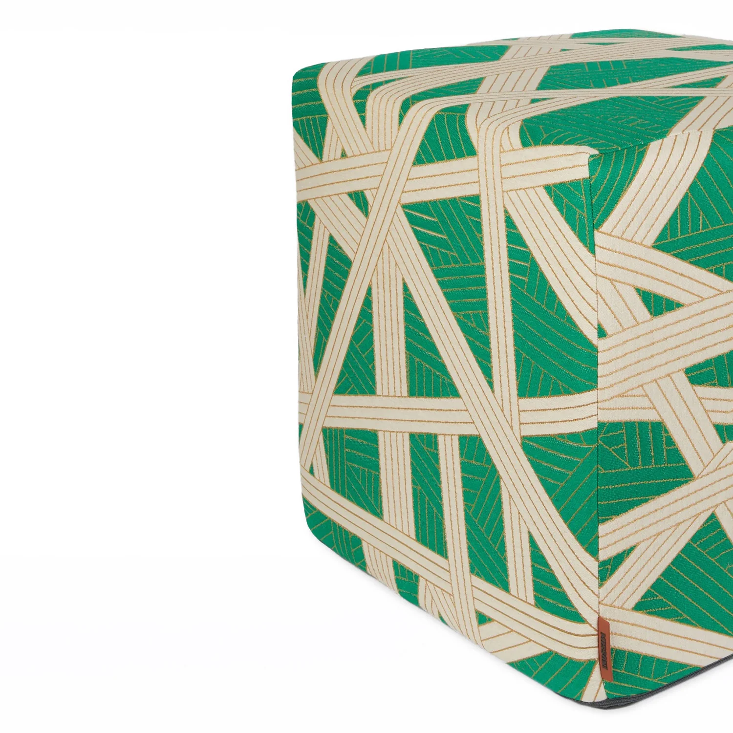 missoni home | nastri cube pouf | colour 651 - Image 3