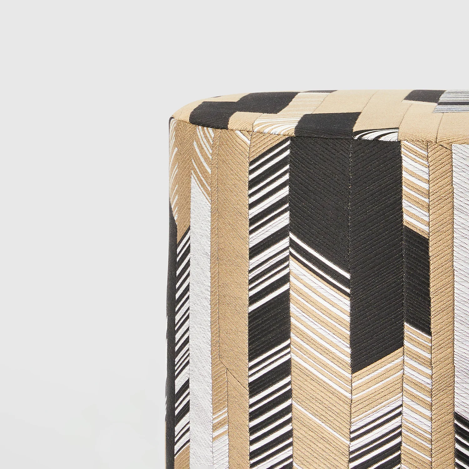 missoni home | rafia cylinder pouf | colour 48 - Image 2