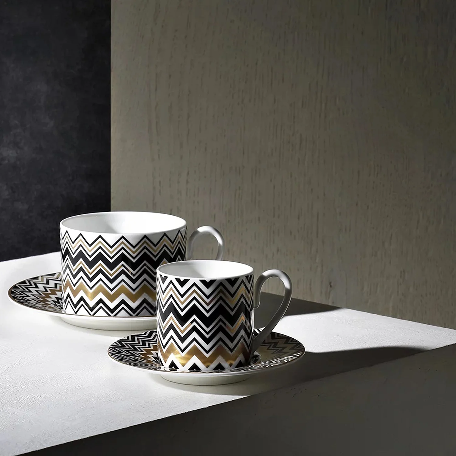 missoni home | zig zag tea cup set | gold - DC - Image 2