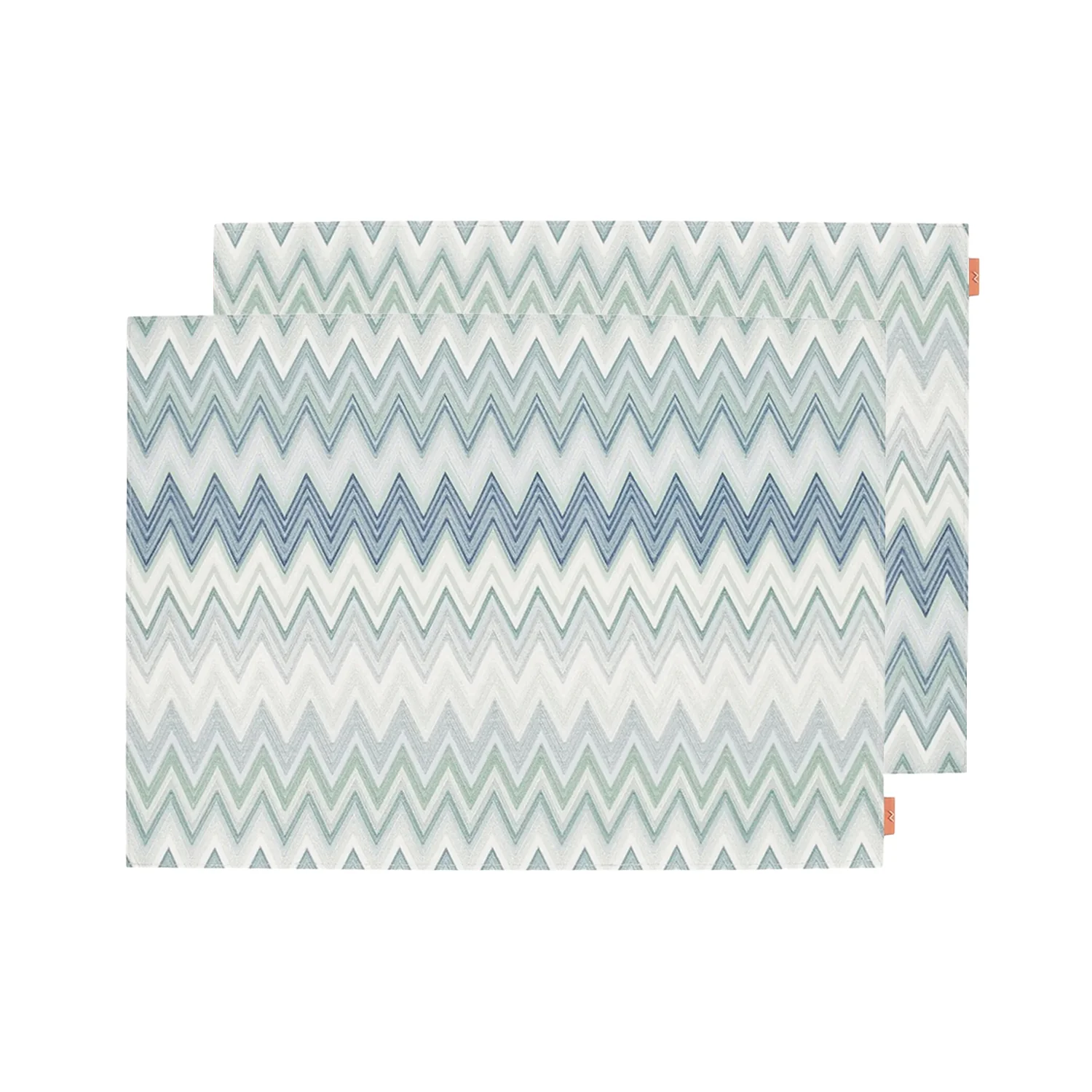 missoni home | zigzag multicolour placemat set of 2 | colour 174