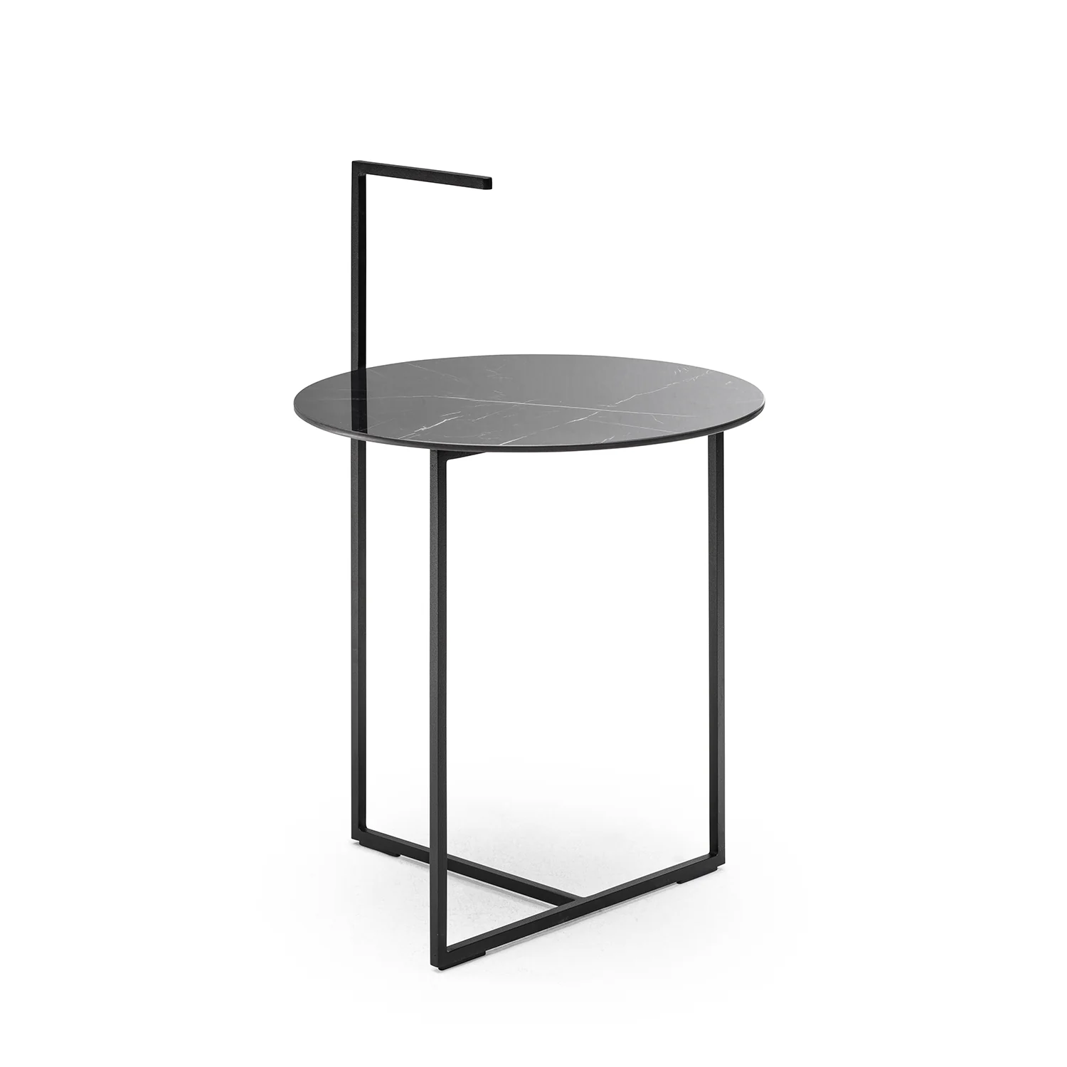 moeller design | CARRY side table | white calacatta ceramic + gold frame - Image 15