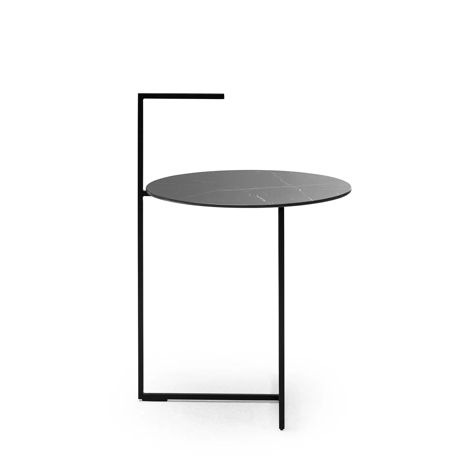 moeller design | CARRY side table | white calacatta ceramic + gold frame - Image 17