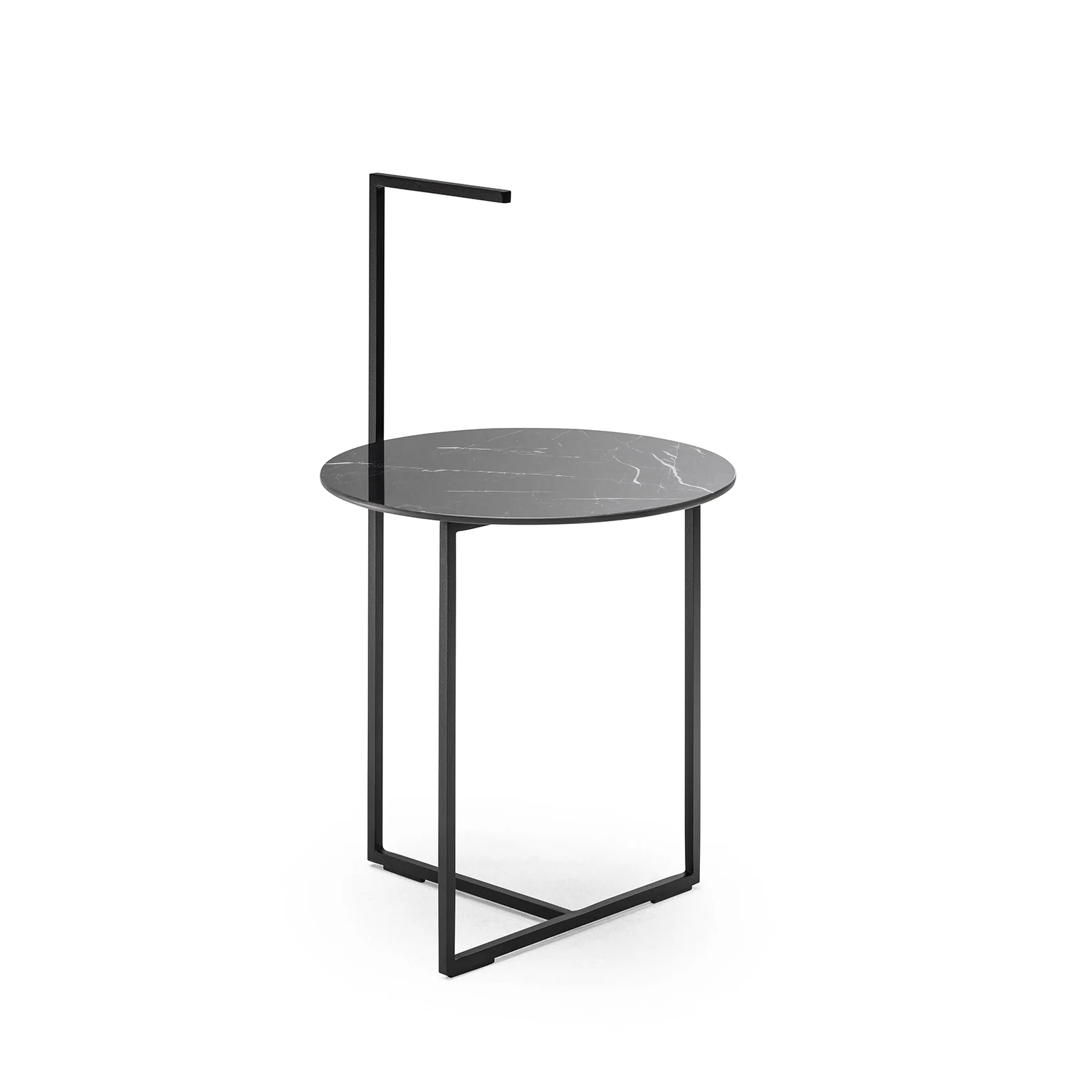 moeller design | CARRY side table | white calacatta ceramic + gold frame - Image 20