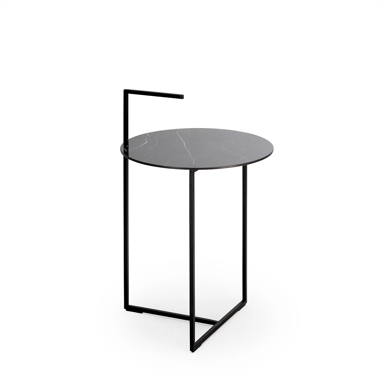 moeller design | CARRY side table | white calacatta ceramic + gold frame - Image 27
