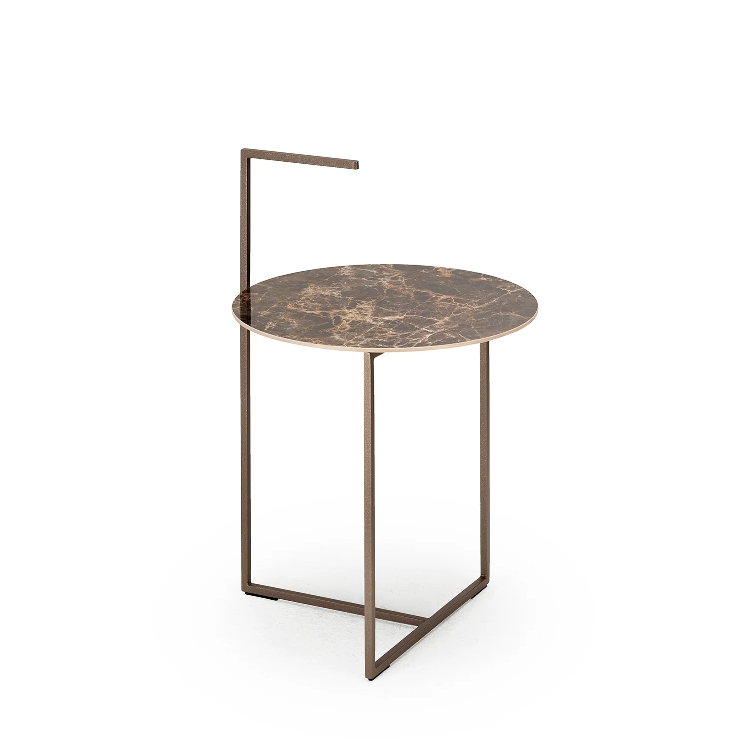 moeller design | CARRY side table | white calacatta ceramic + gold frame - Image 35