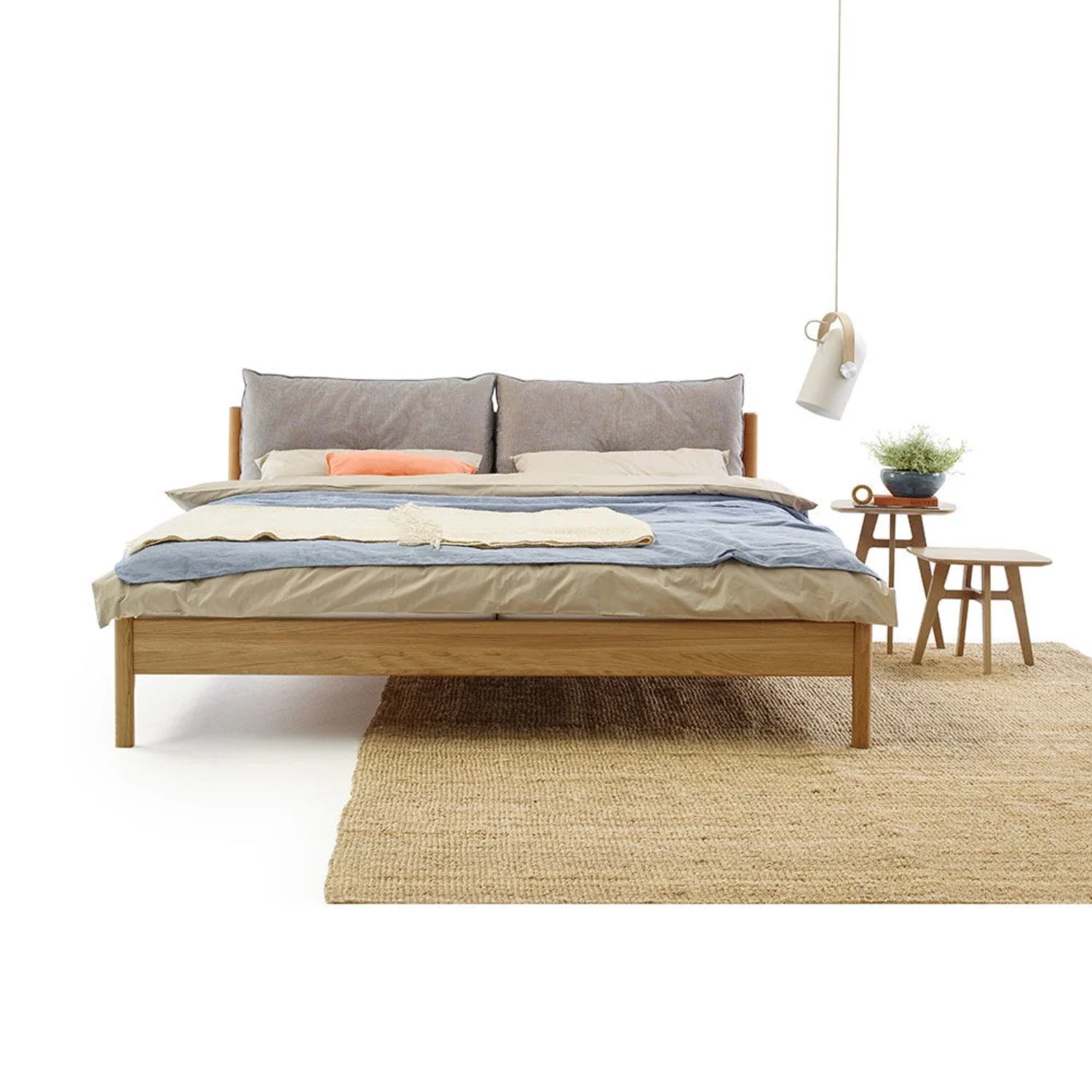 moeller design | LIV king bed | oak + whisky leather - Image 20