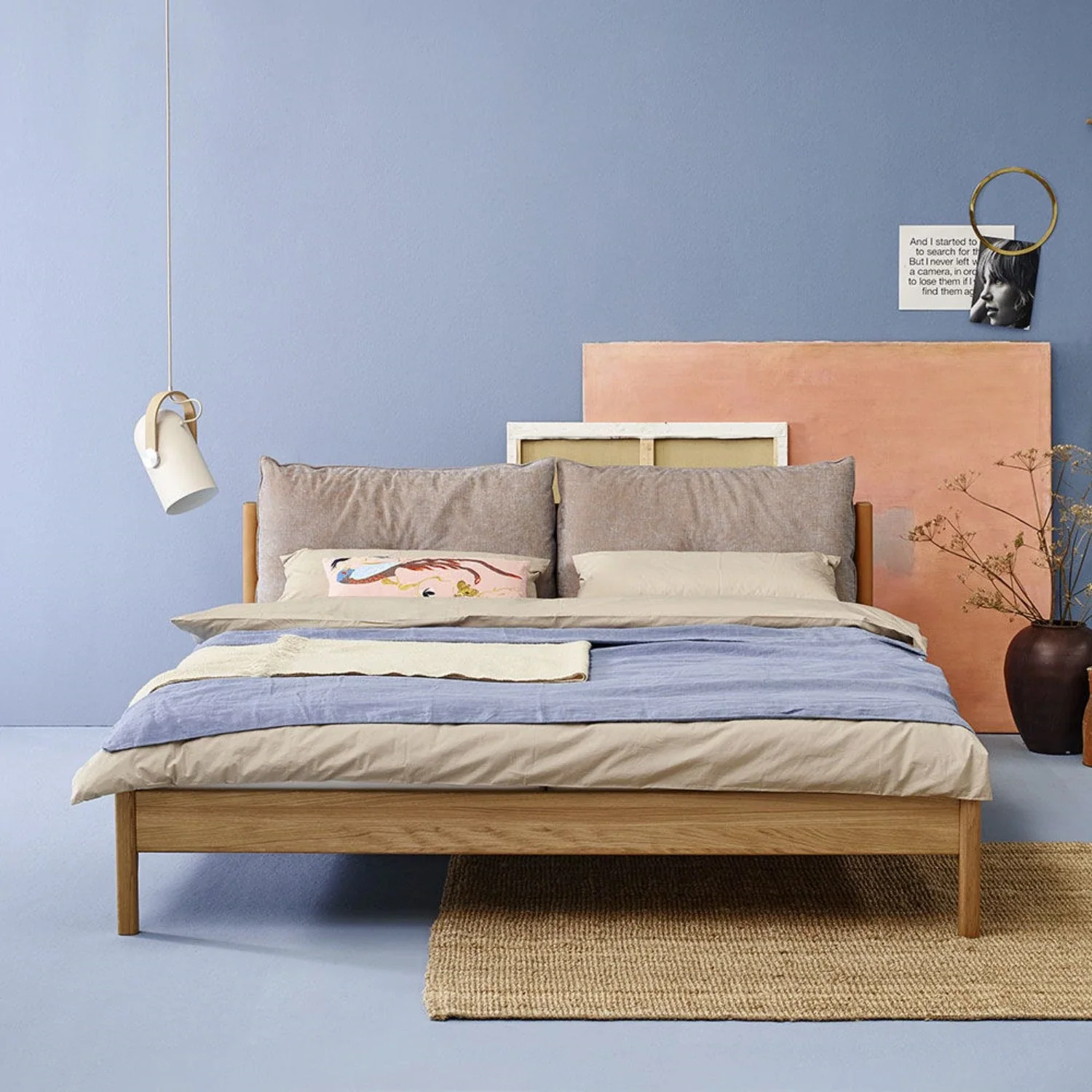 moeller design | LIV king bed | oak + whisky leather - Image 25