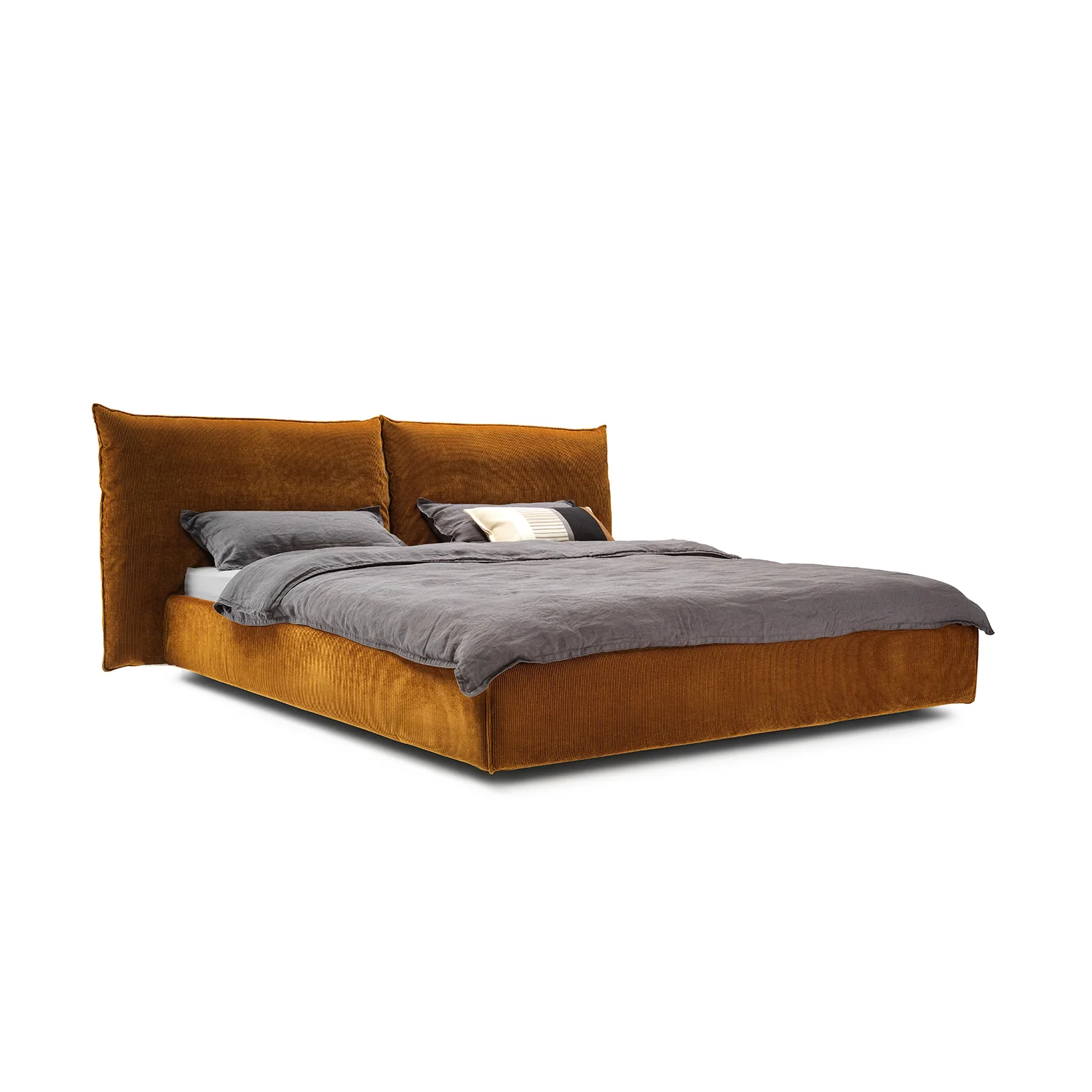 moeller design | ROSE queen bed with adjustable headrest | charmelle cord 52 - Image 14