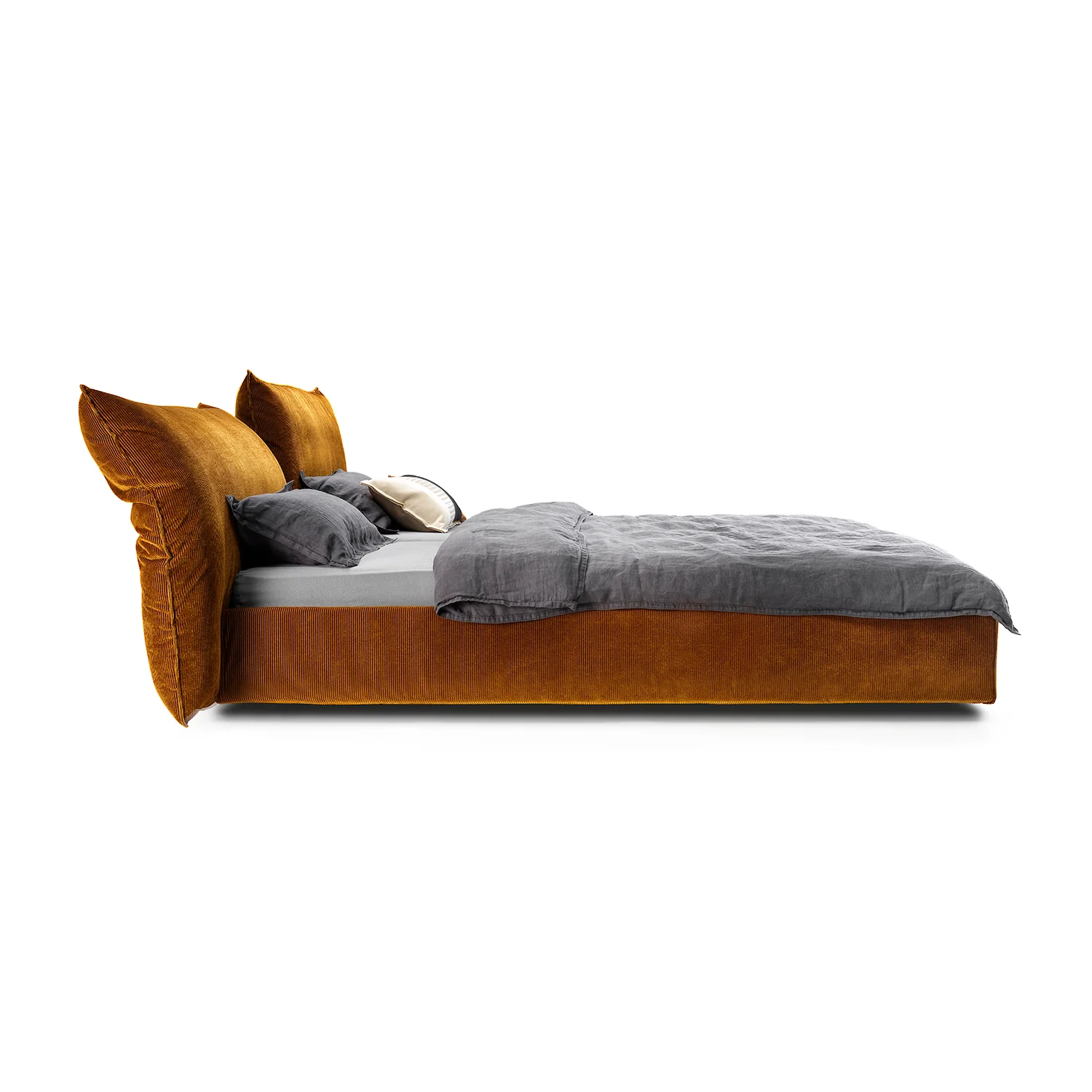 moeller design | ROSE queen bed with adjustable headrest | charmelle cord 52 - Image 3