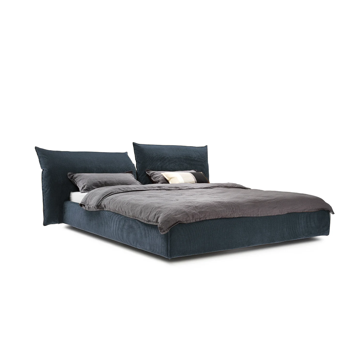 moeller design | ROSE queen bed with adjustable headrest | charmelle cord 64 - Image 3