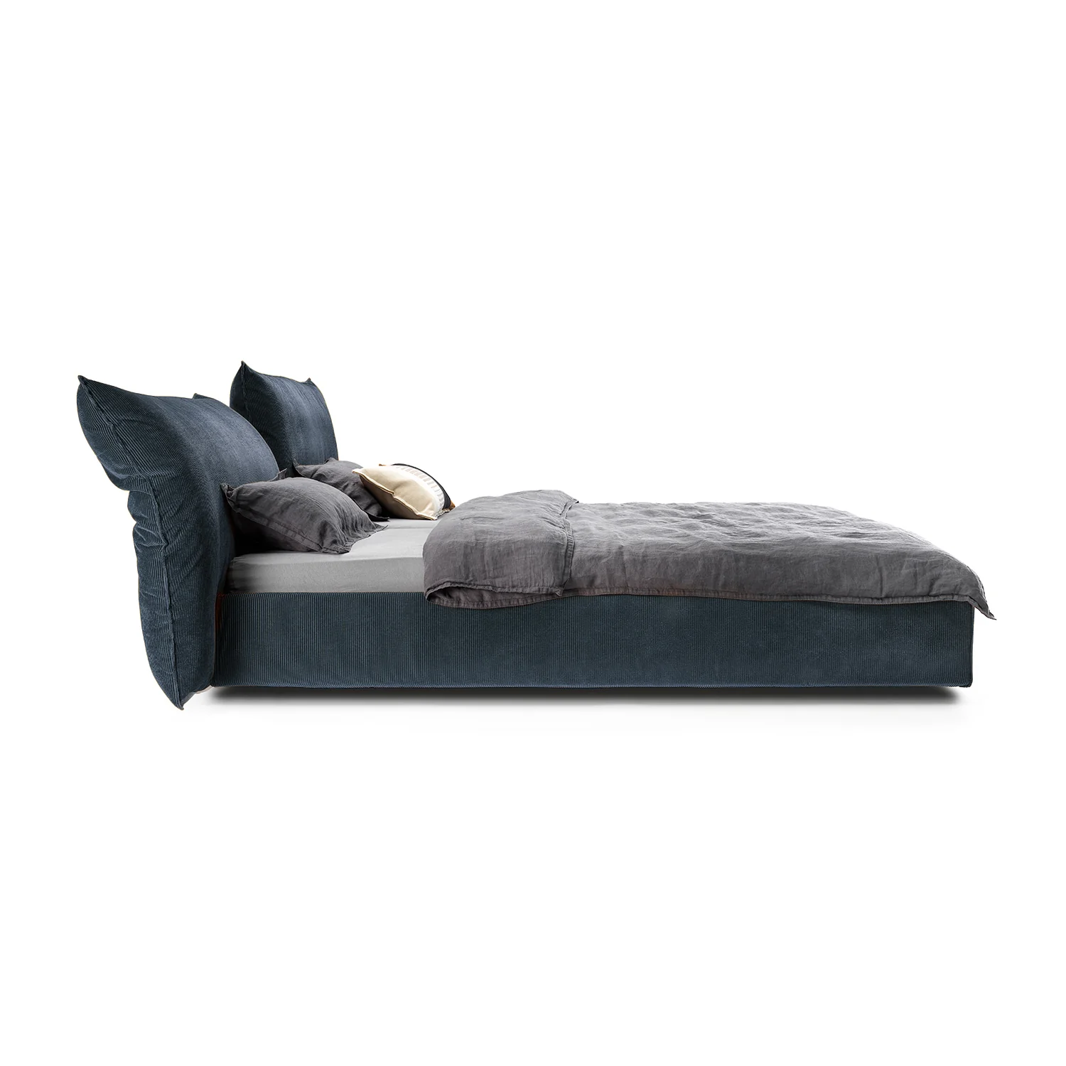 moeller design | ROSE queen bed with adjustable headrest | charmelle cord 64 - Image 4