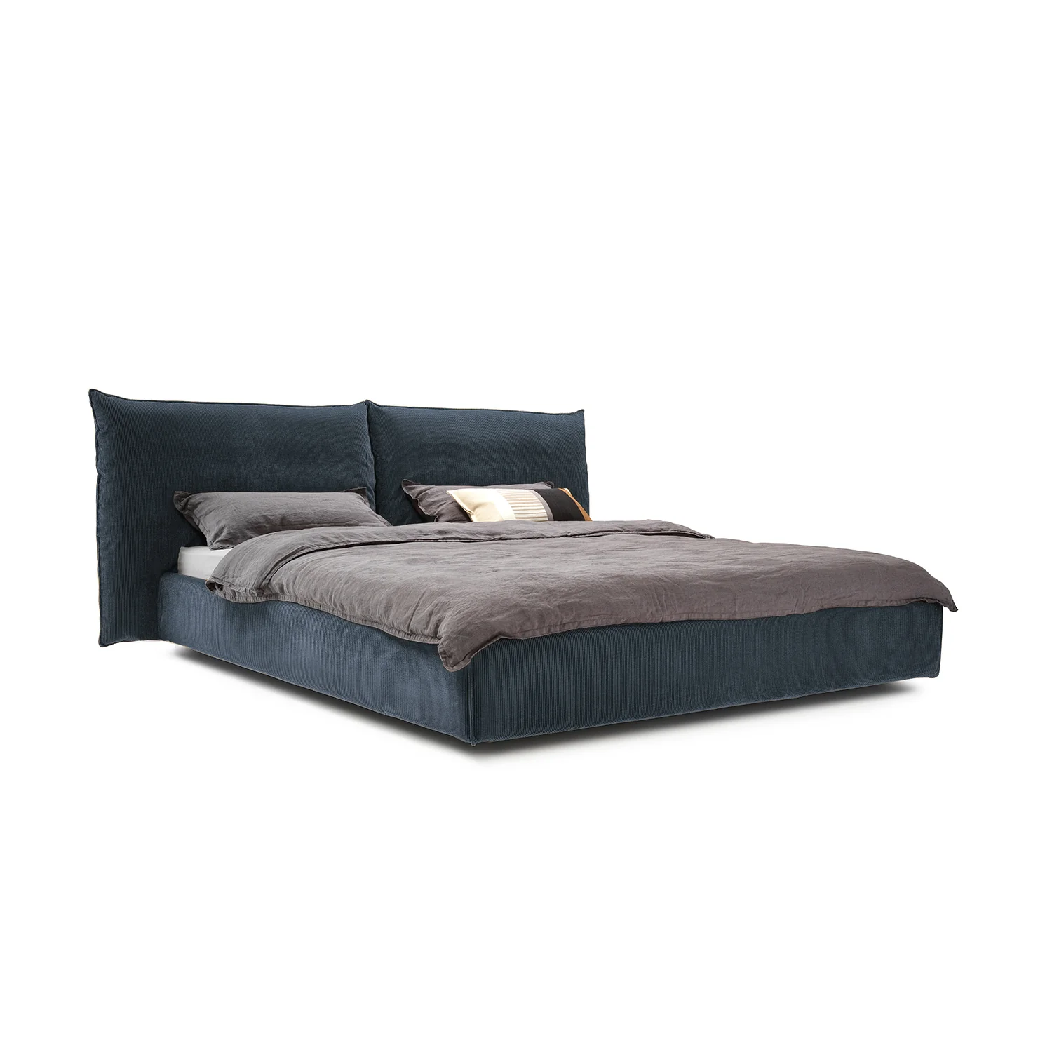 moeller design | ROSE queen bed with adjustable headrest | charmelle cord 64 - Image 9