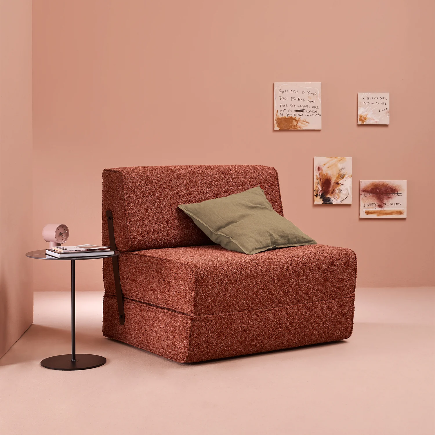 moeller design | slounge cushion 50cm | loop thyme 206 - Image 4