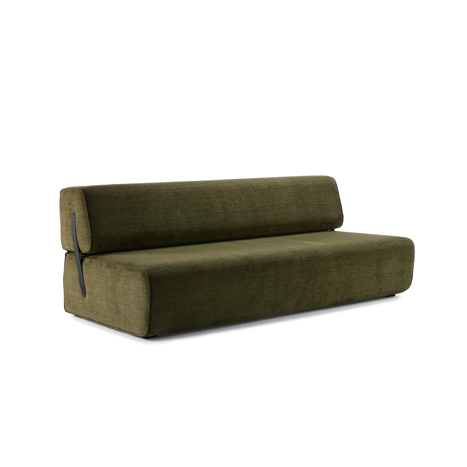 moeller design | slounge sofa bed | loop thyme 206 + leather strap - Image 6