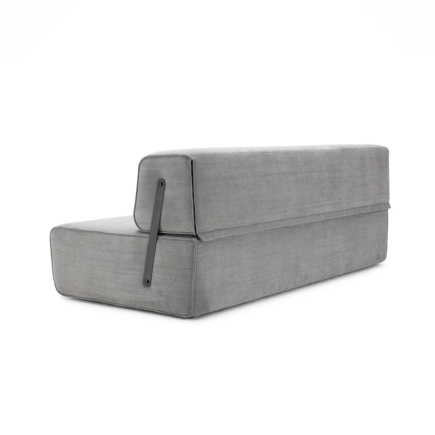 moeller design | slounge sofa bed | loop thyme 206 + leather strap - Image 9