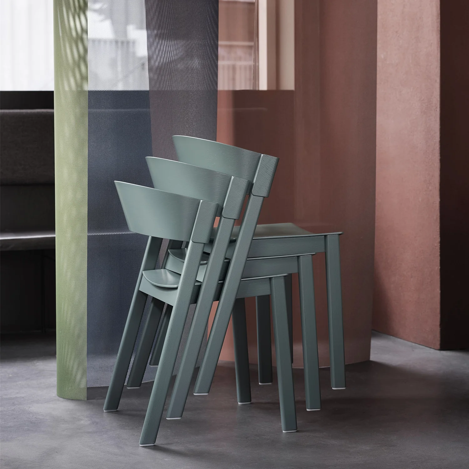 muuto | cover side chair | green - Image 3