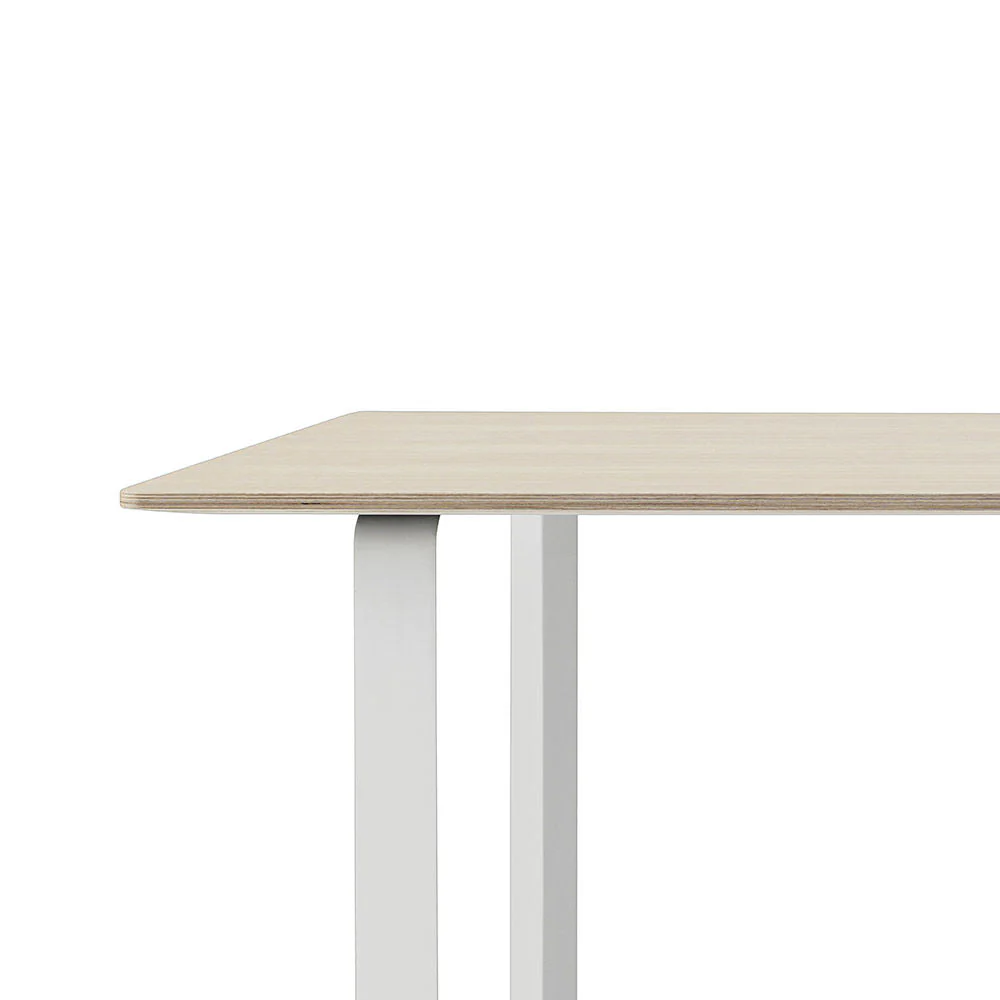 muuto | 70/70 table | oak veneer + white base 170x85cm - Image 2