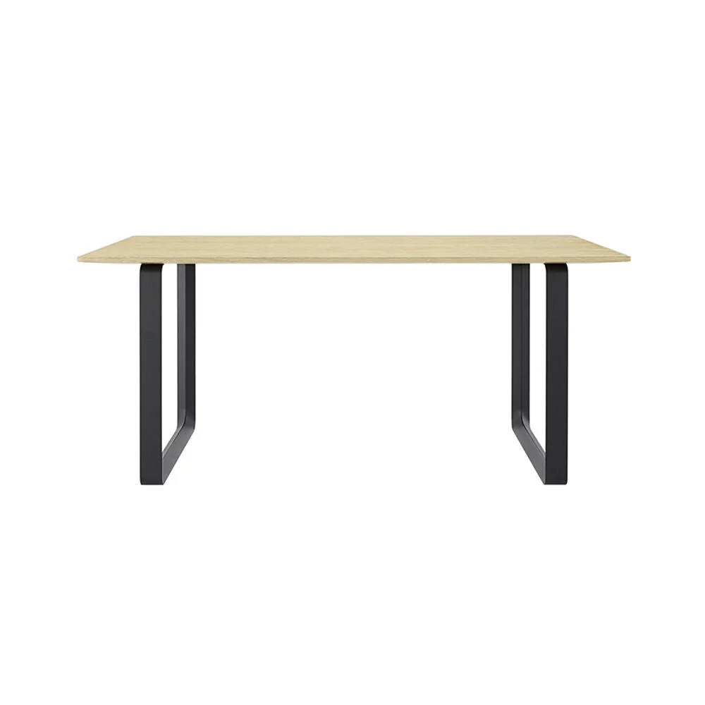 muuto | 70/70 table | solid oak + black base 170x85cm - Image 4