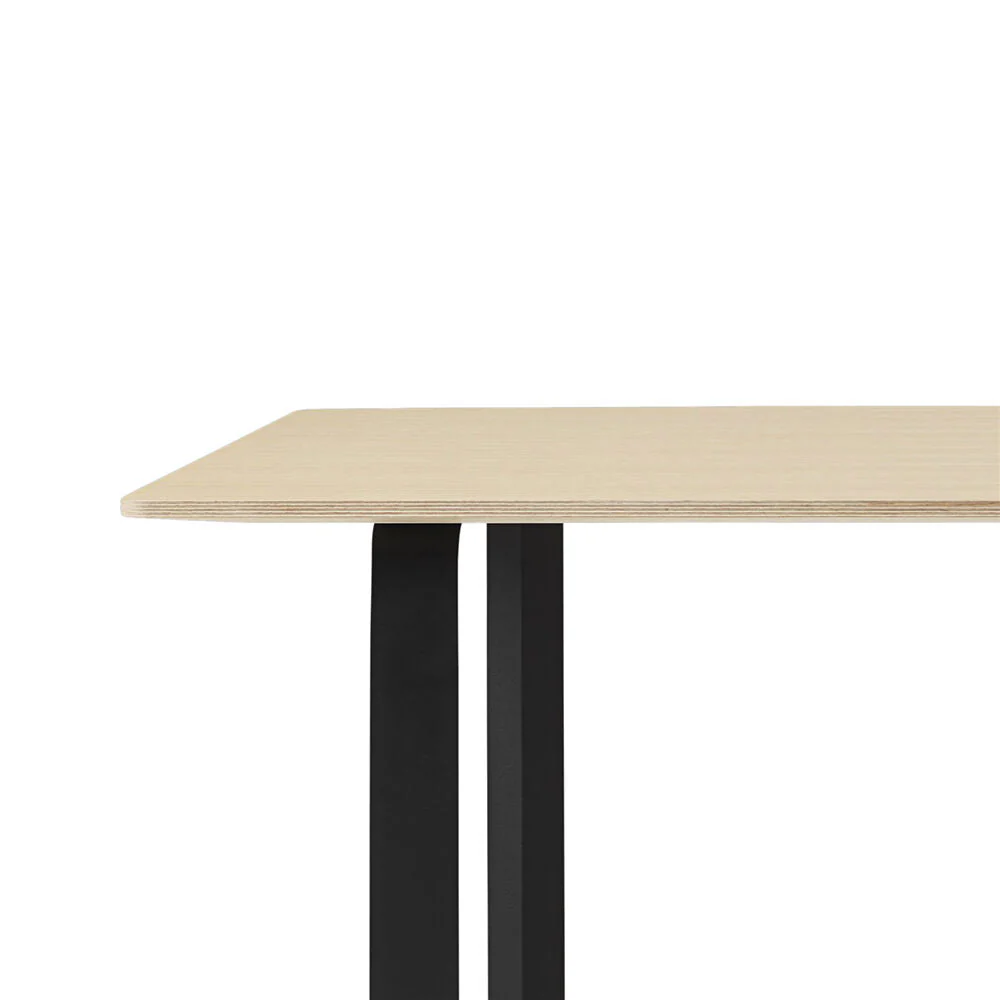 muuto | 70/70 table | solid oak + black base 170x85cm - Image 5