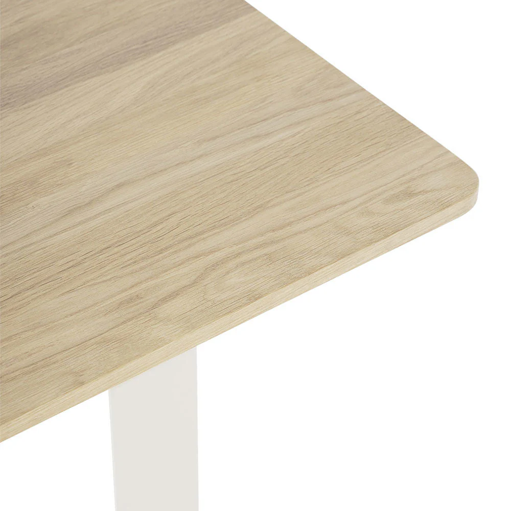 muuto | 70/70 table | solid oak + white base 170x85cm - Image 3