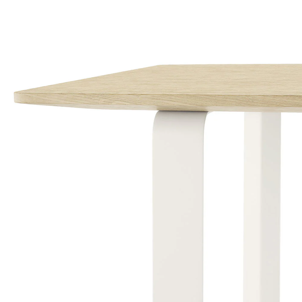 muuto | 70/70 table | solid oak + white base 170x85cm - Image 5