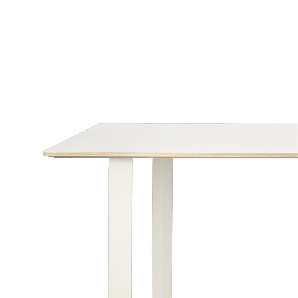 muuto | 70/70 table | white laminate + white base 255x108cm - Image 3