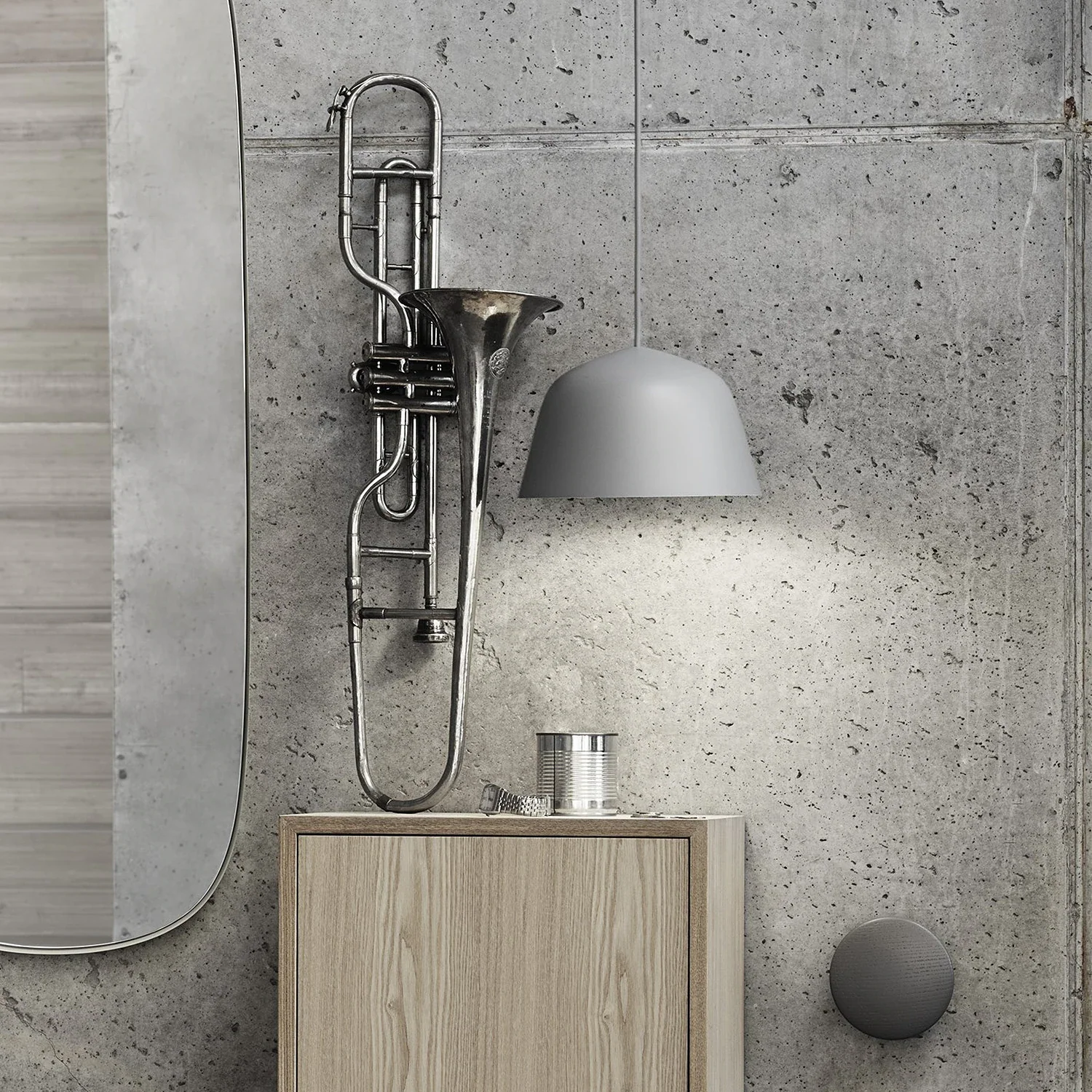muuto | ambit pendant lamp | grey 25cm - Image 2