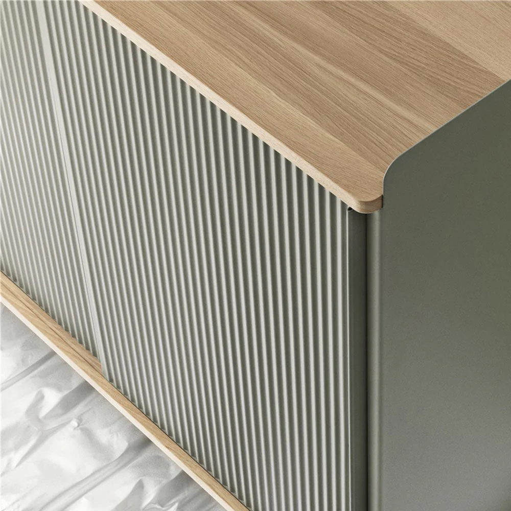 muuto | enfold sideboard low | dusty green + oiled oak - Image 4
