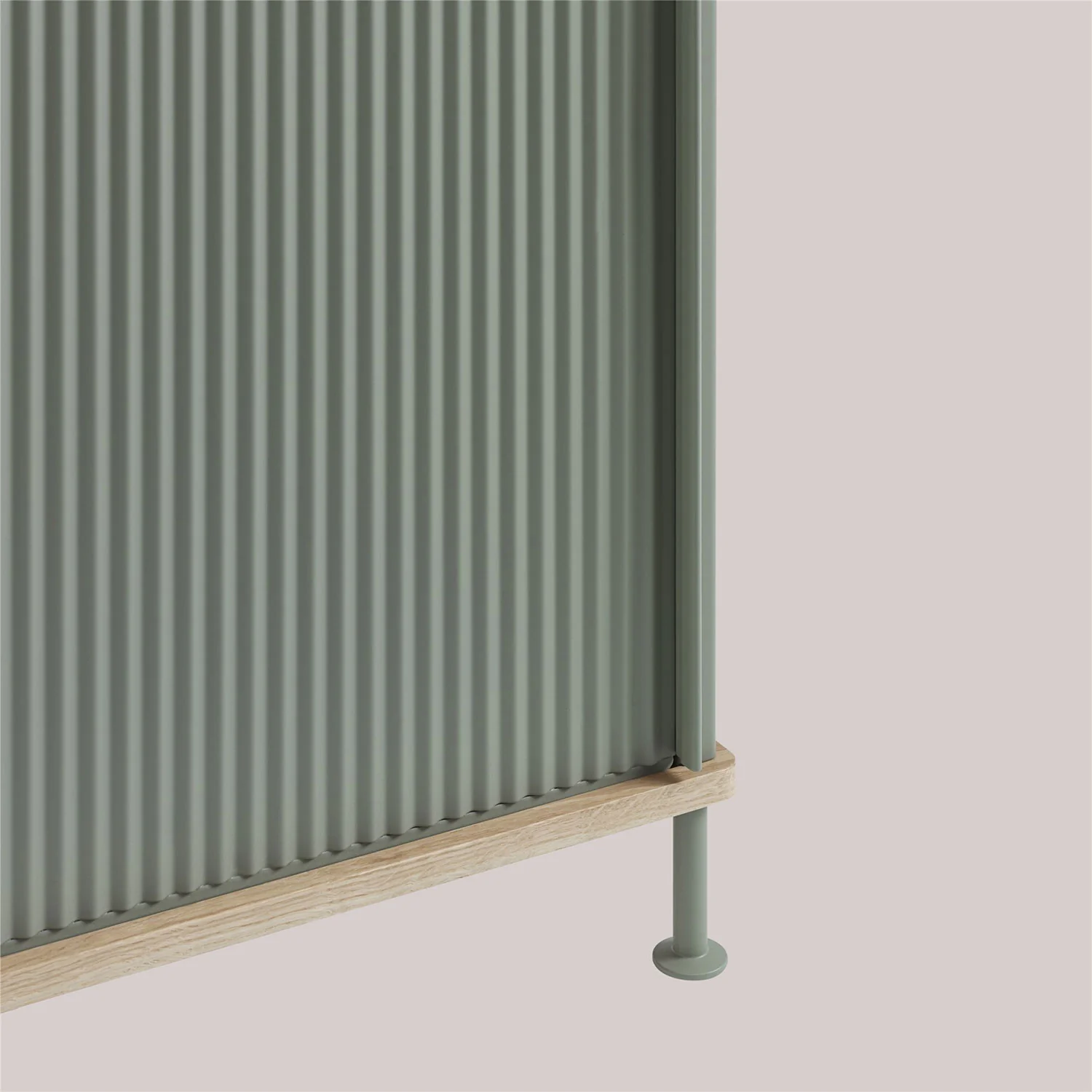 muuto | enfold sideboard low | dusty green + oiled oak - Image 8