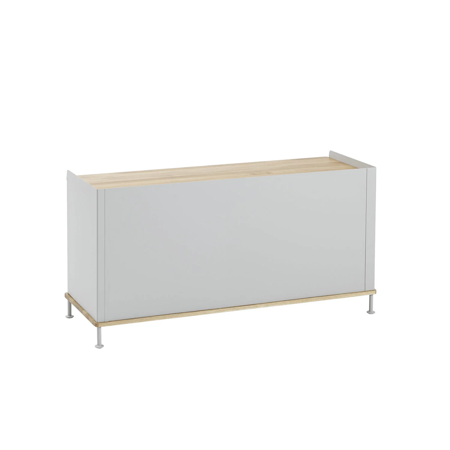muuto | enfold sideboard low | grey + oiled oak - Image 5