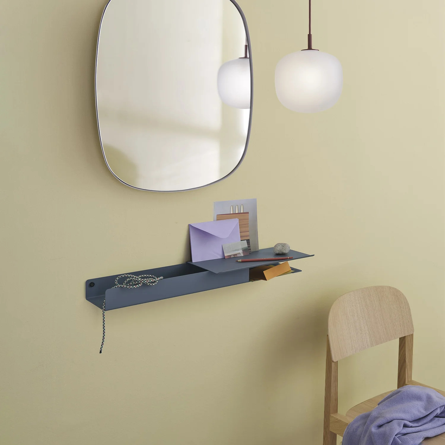 muuto | folded shelves | platform 62cm | burnt orange - Image 4