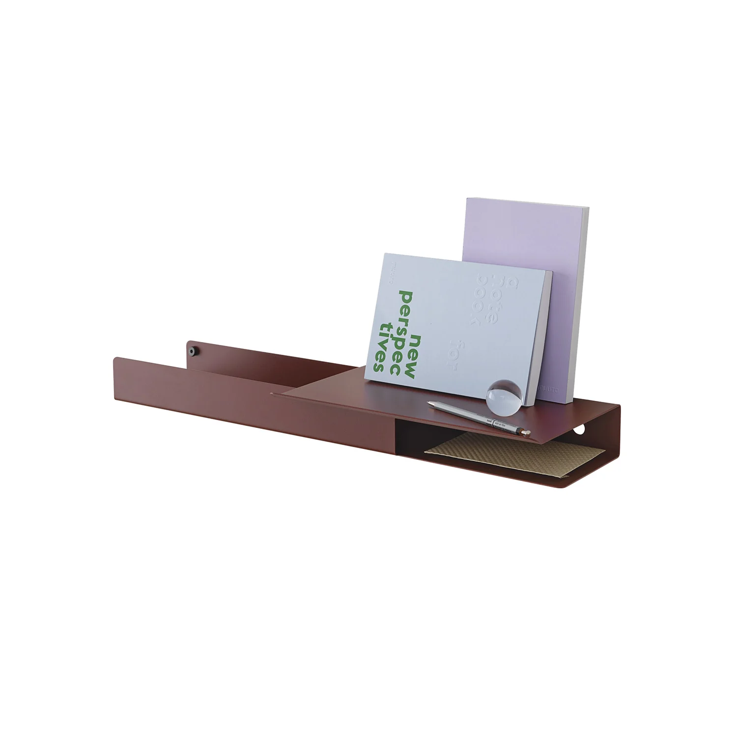 muuto | folded shelves | platform 62cm | deep red - Image 3