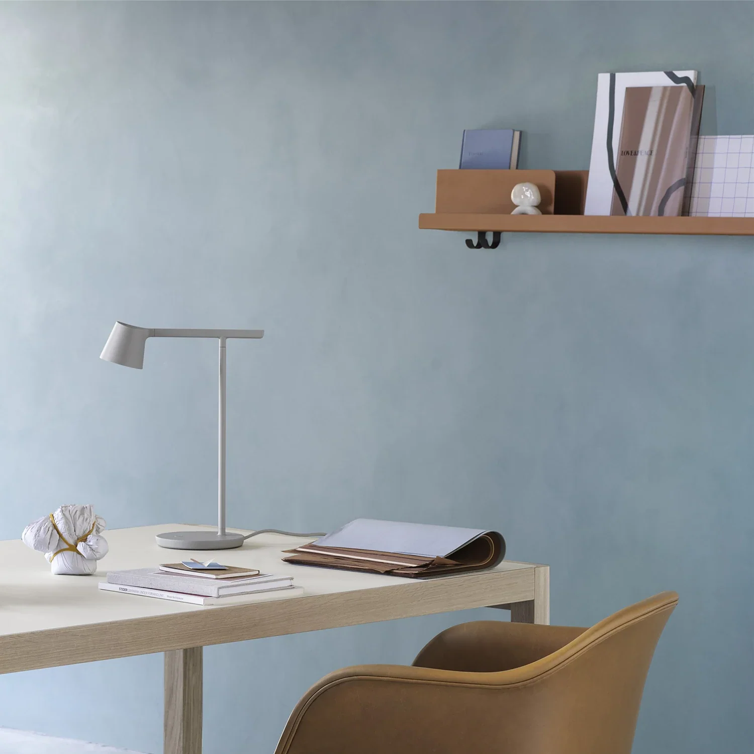 muuto | folded shelves | large 96cm | burnt orange - Image 2