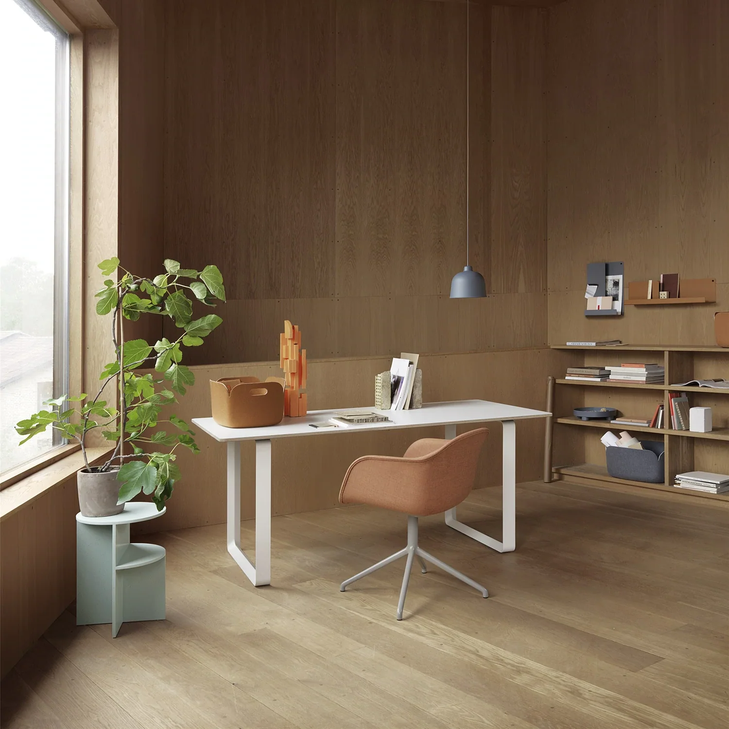 muuto | folded shelves | large 96cm | burnt orange - Image 8