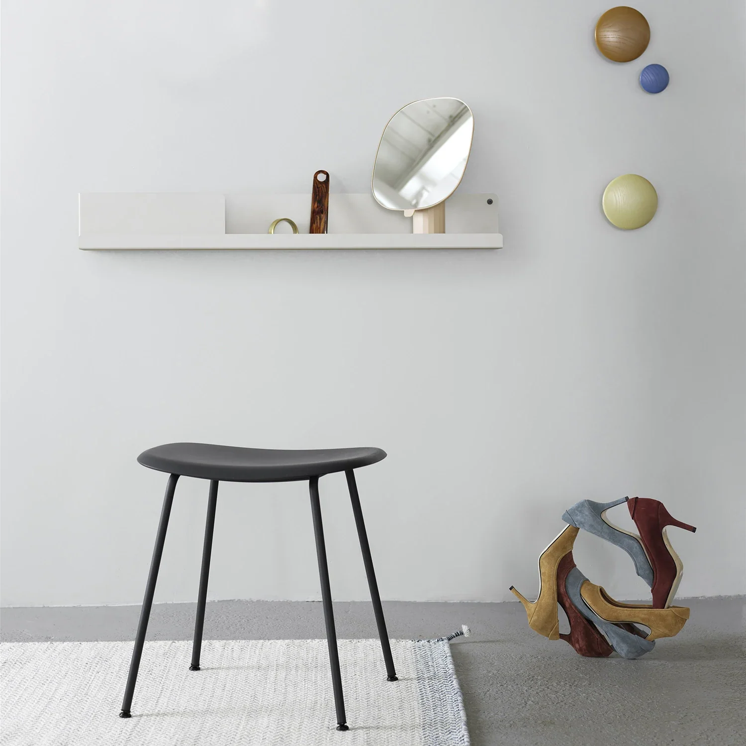 muuto | folded shelves | large 96cm | grey - Image 2