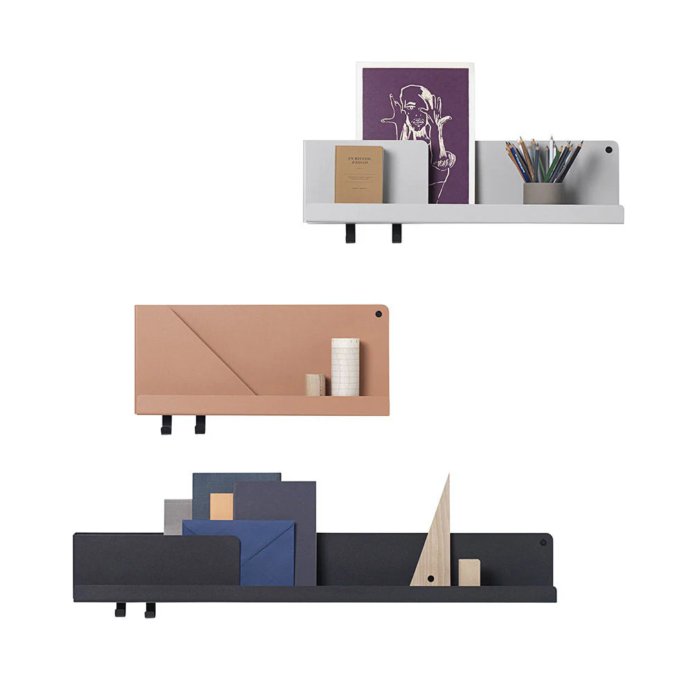 muuto | folded shelves | large 96cm | olive - Image 4