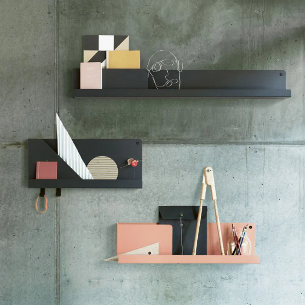 muuto | folded shelves | large 96cm | olive - Image 6