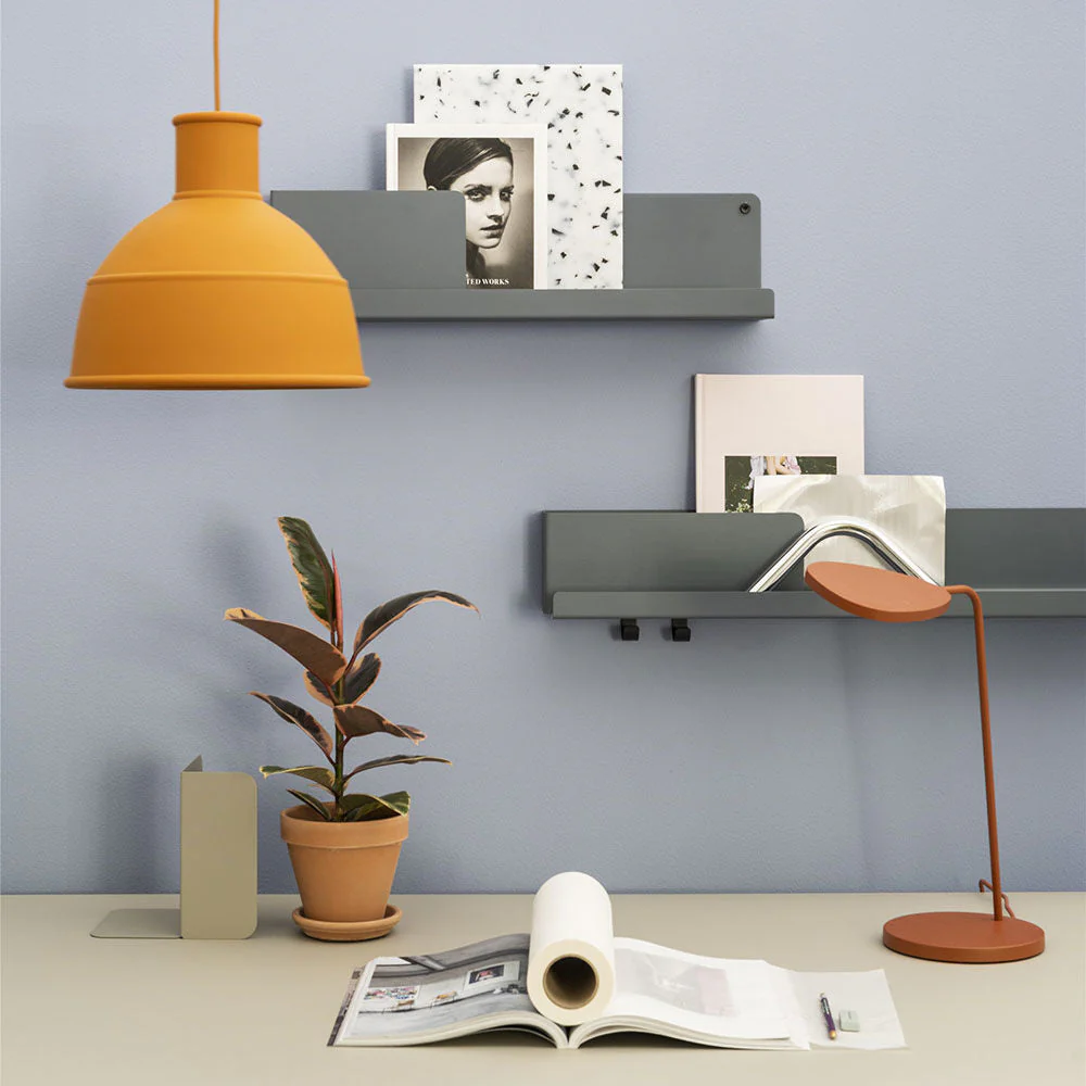 muuto | folded shelves | medium 63cm | blue grey - Image 2