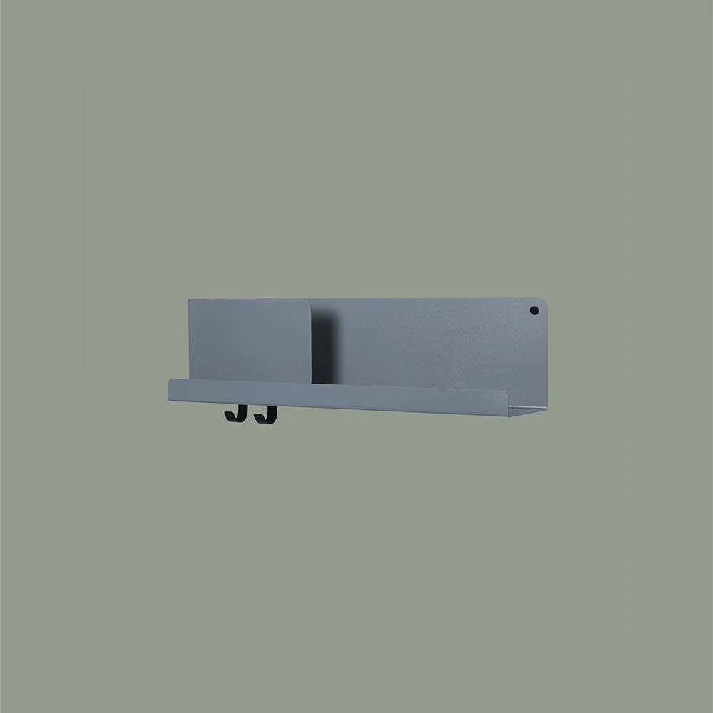 muuto | folded shelves | medium 63cm | blue grey - Image 3