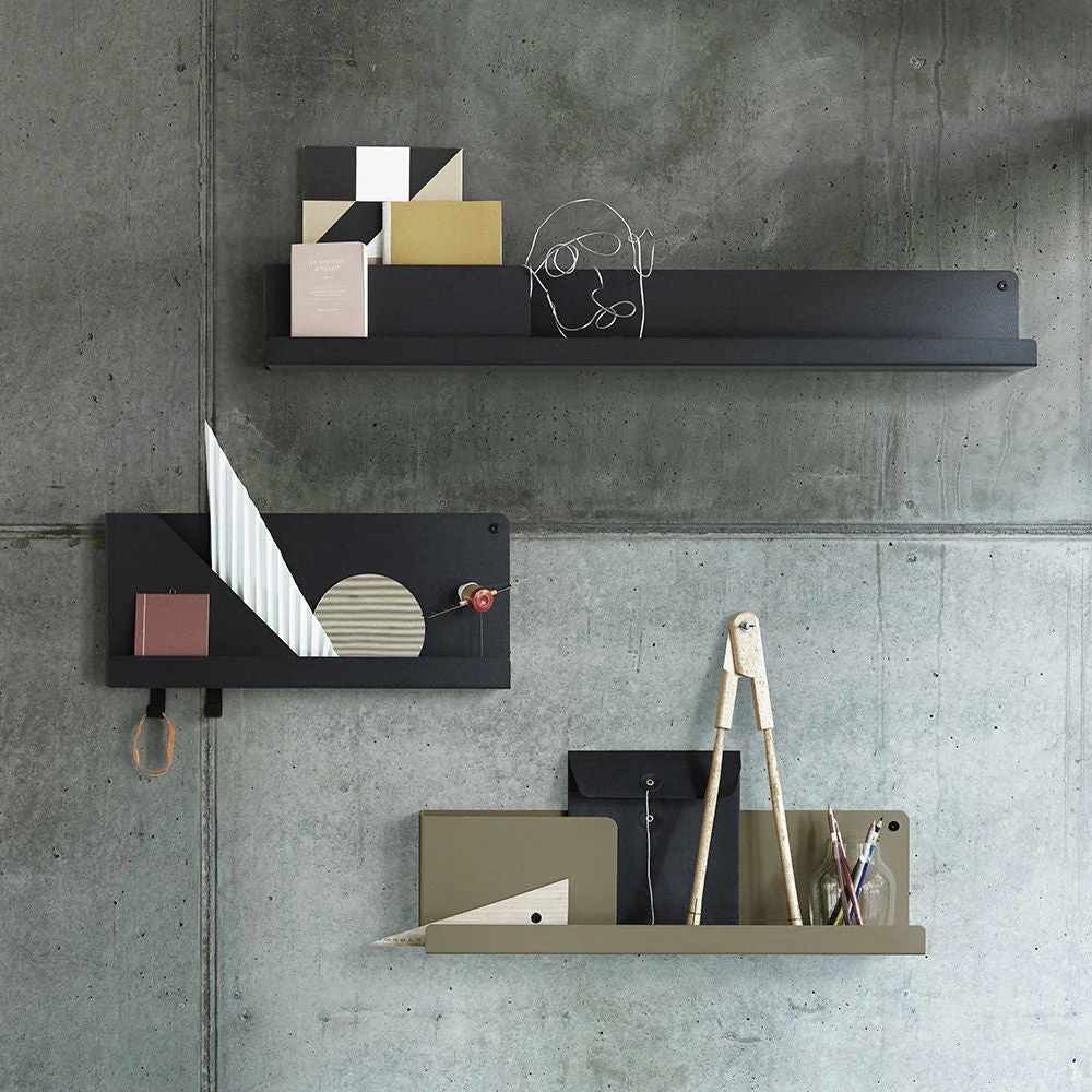 muuto | folded shelves | small 51cm | black - Image 2