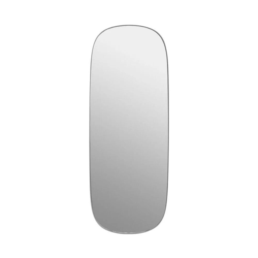 muuto | framed mirror | grey + clear glass | large