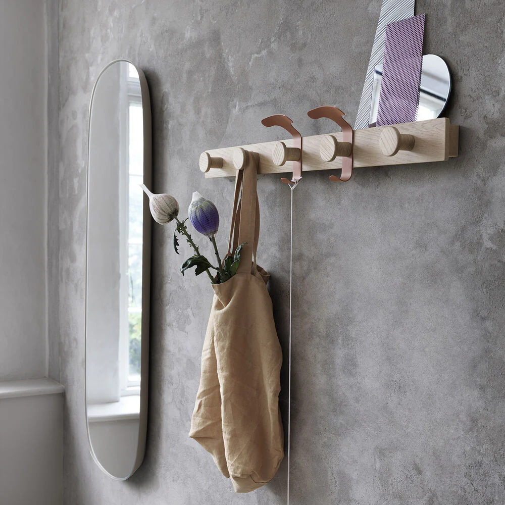 muuto | framed mirror | taupe + clear glass | large - Image 2