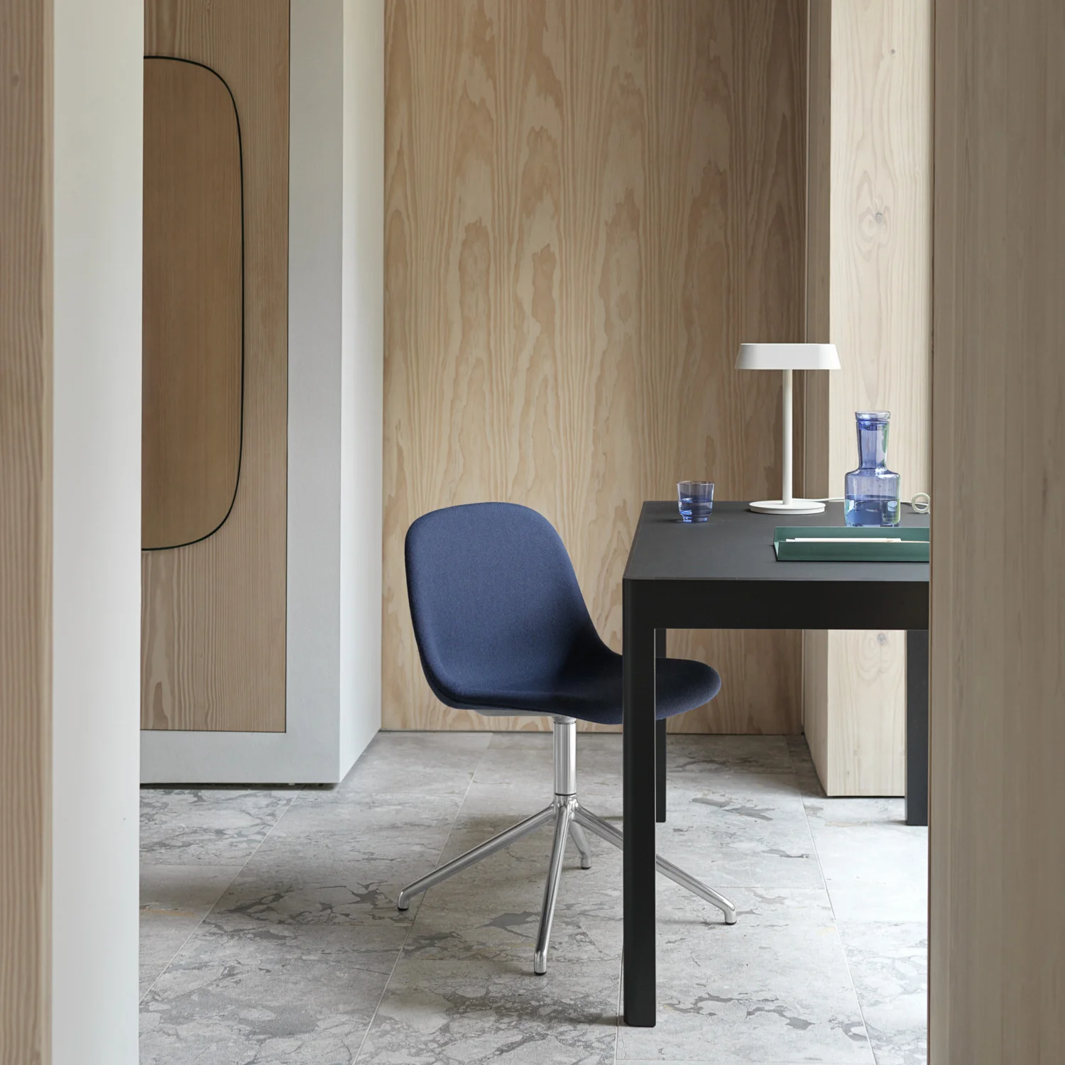 muuto | framed mirror | taupe + clear glass | large - Image 7
