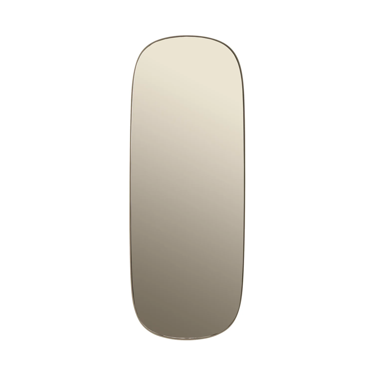 muuto | framed mirror | taupe + taupe glass | large