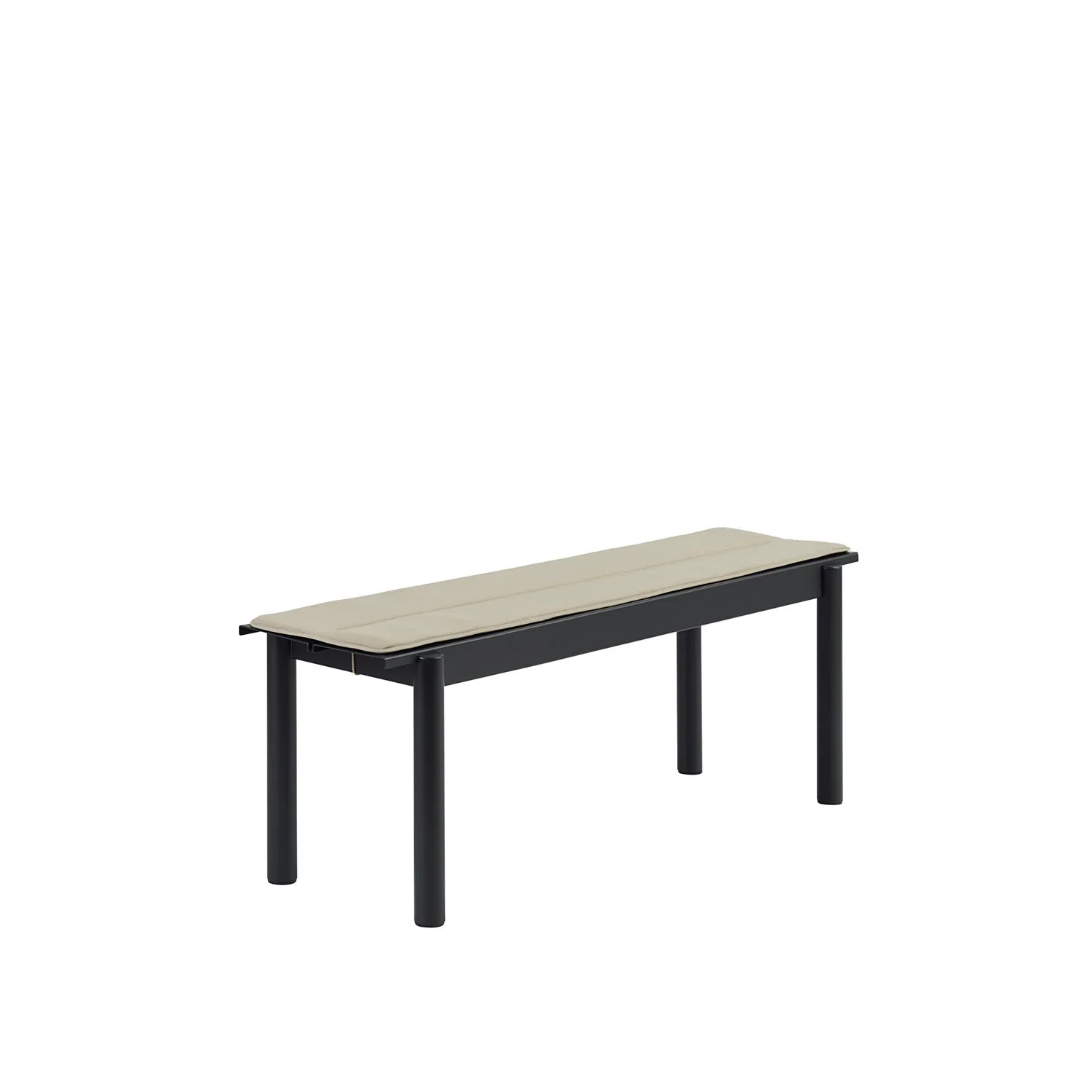 PARTS: muuto | linear steel bench seat pad | grey 110cm - discontinued - Image 2