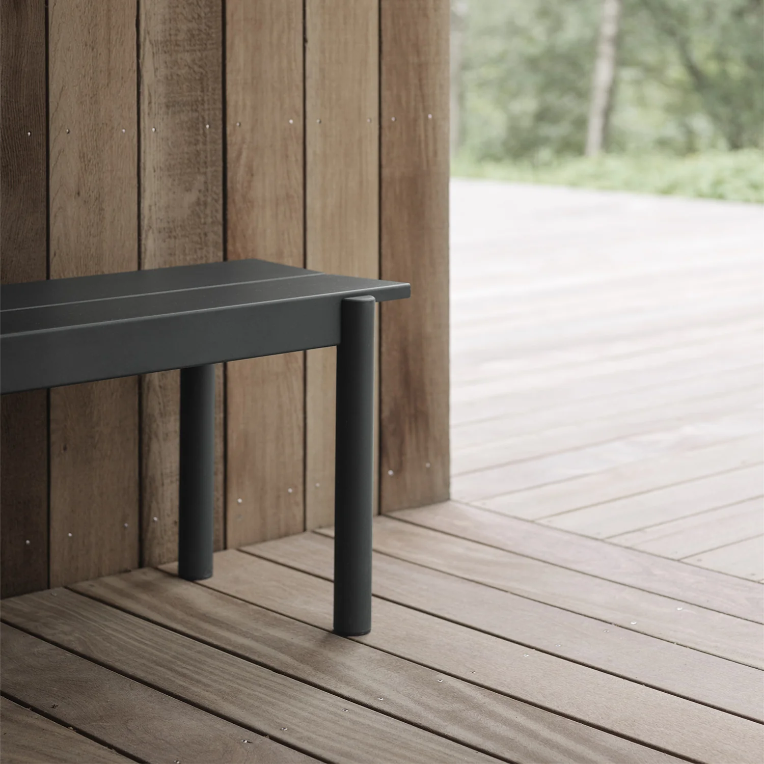 muuto | linear steel bench | anthracite black 110cm - Image 5