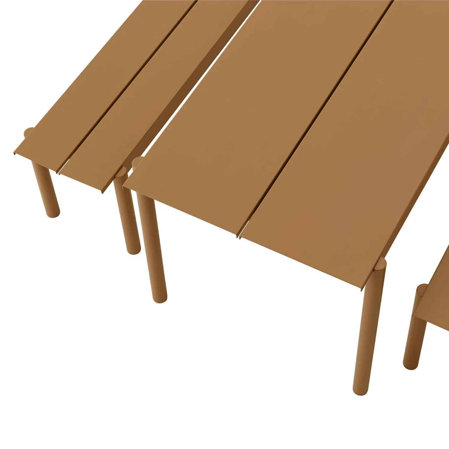 muuto | linear steel bench | burnt orange 110cm - Image 5