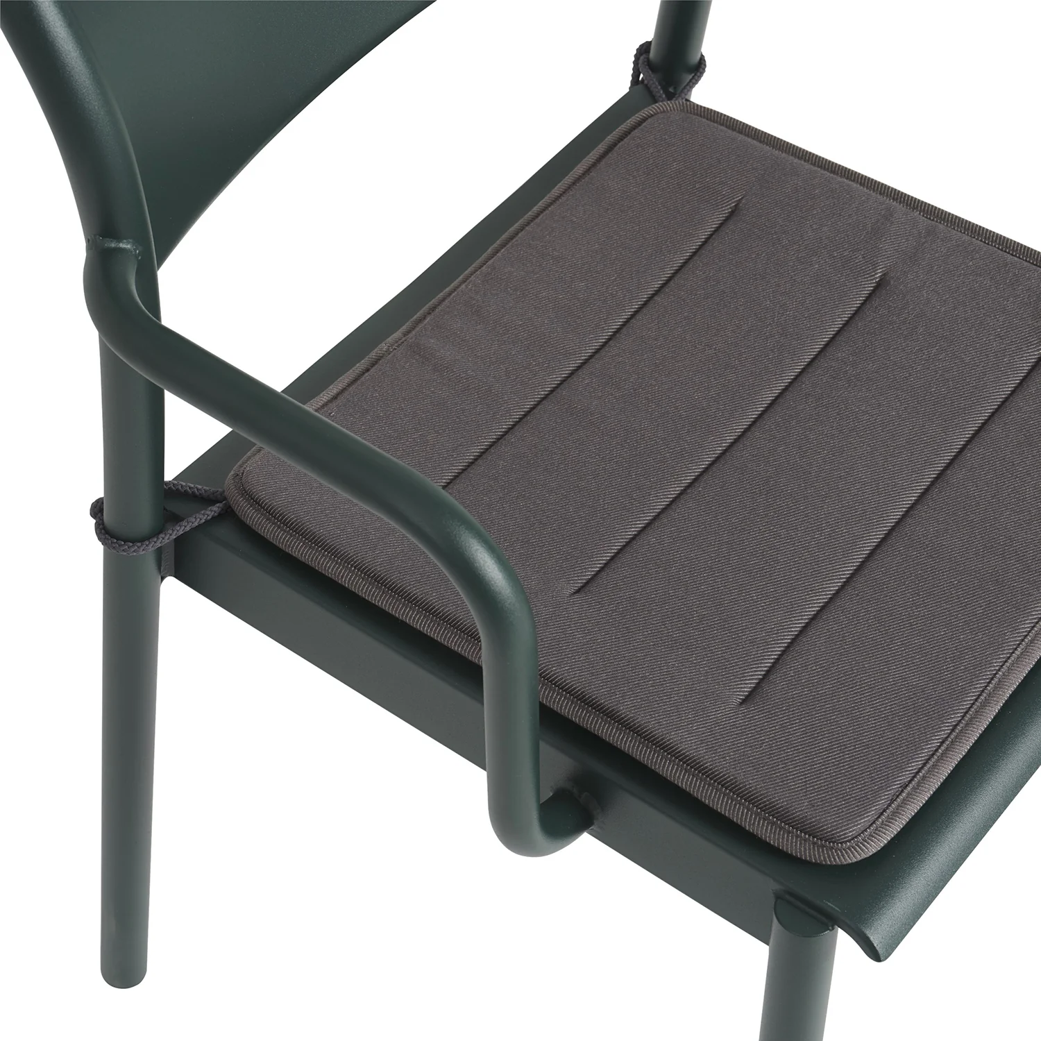 PARTS: muuto | linear steel chair seat pad | twitell dark grey - Image 2