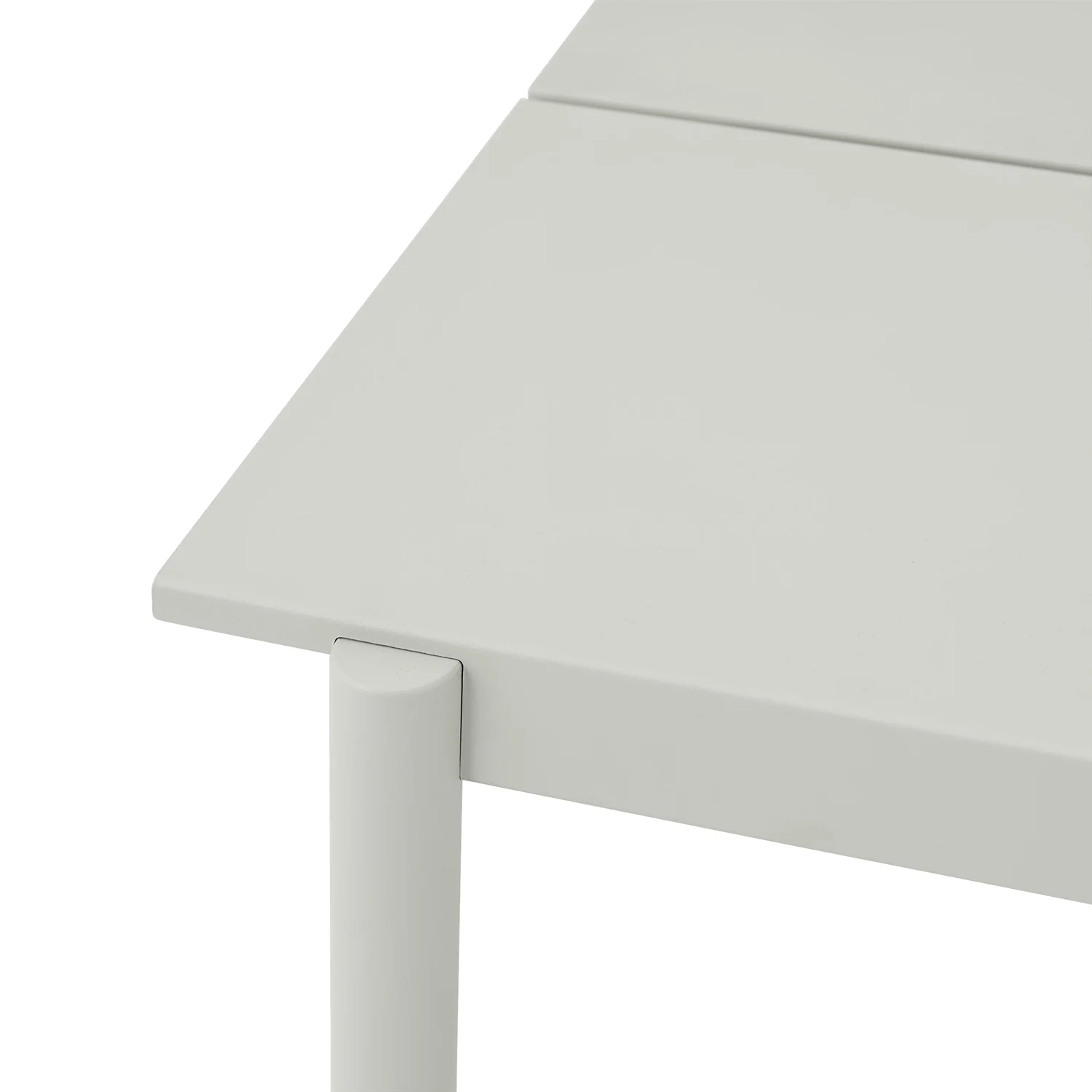 muuto | linear steel table | grey 140x75cm - Image 4