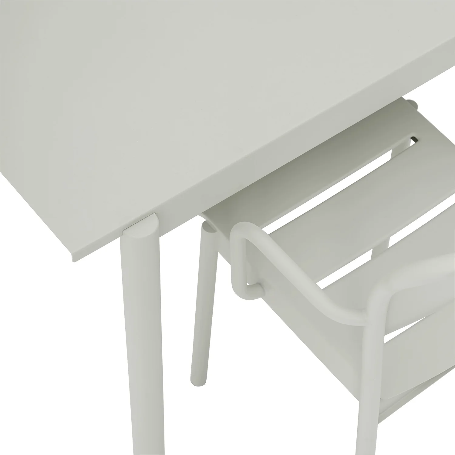 muuto | linear steel table | grey 200x75cm - Image 5